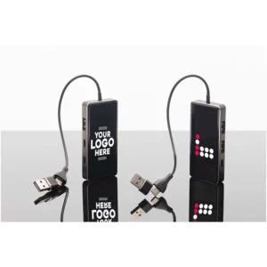 bounce creative designs SCX.design H20 8-in-1 USB hub with dual input and 6-ports