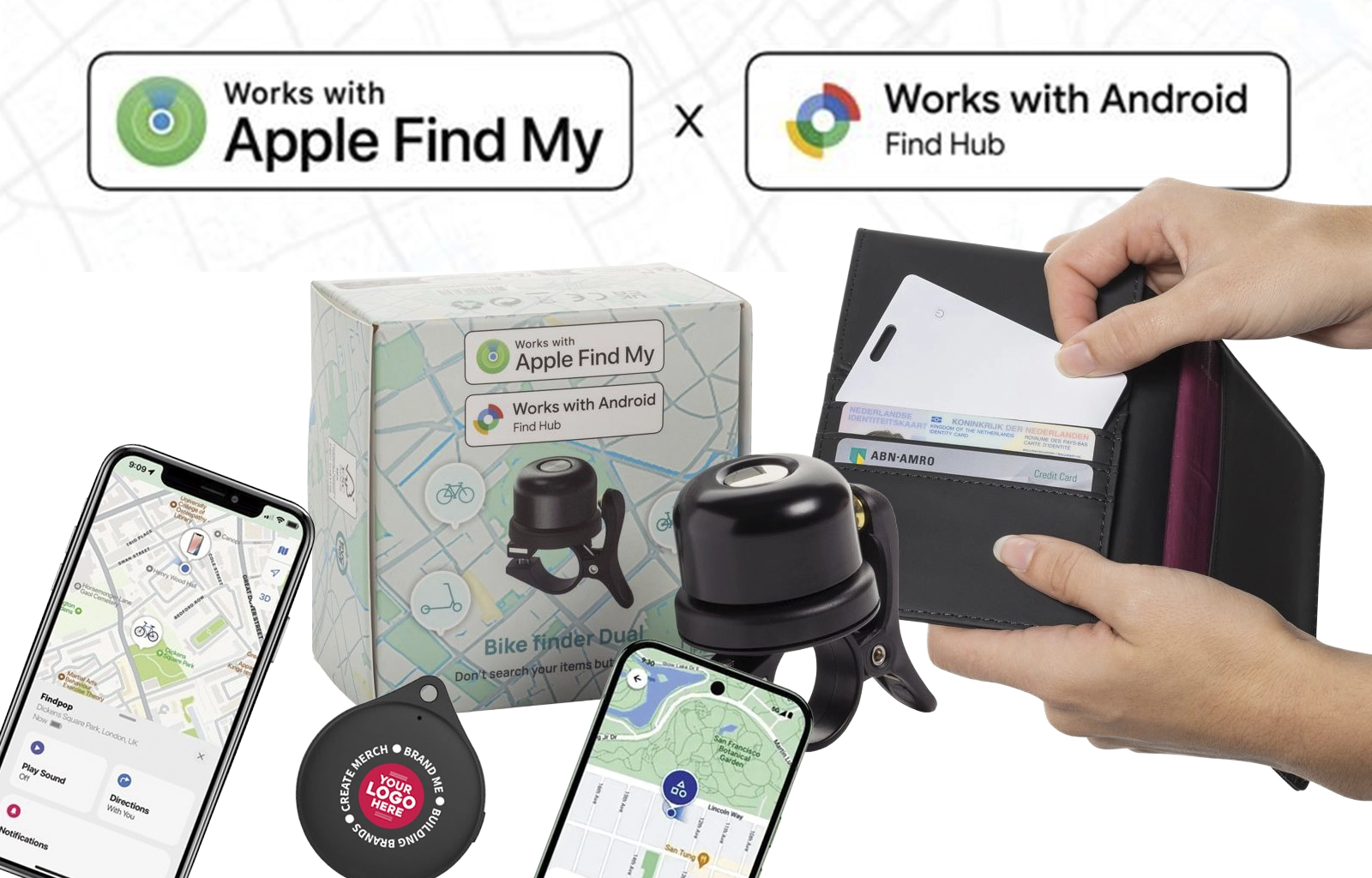 bounce creative designs FindPop, FindIt & Bike Finder Smart Trackers