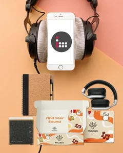 branded onboarding boxes, swag boxes, bounce creative designs