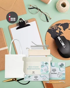 branded onboarding boxes, swag boxes, bounce creative designs