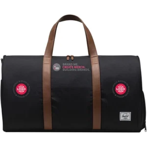bounce creative designs branded Herschel Supply bags
