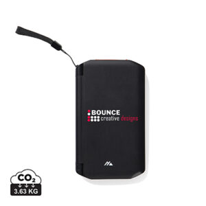 bounce creative designs branded solar power banks Nordic Drift Titan 10.000mAh solar powerbank with 3 panels
