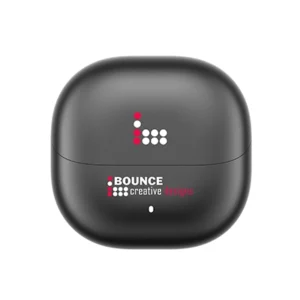 branded wireless earbuds, Urban Vitamin Santa Clara Earbuds, bounce creative designs