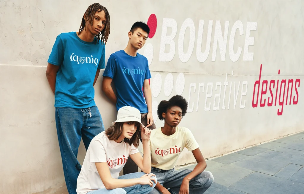 Eco Friendly Promotional Clothing, bounce creative designs