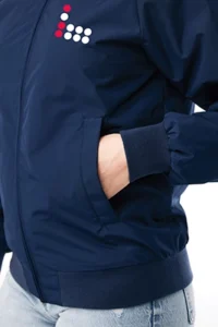 branded eco workwear, IQONIQ Odin recycled polyester urban jacket, bounce creative designs