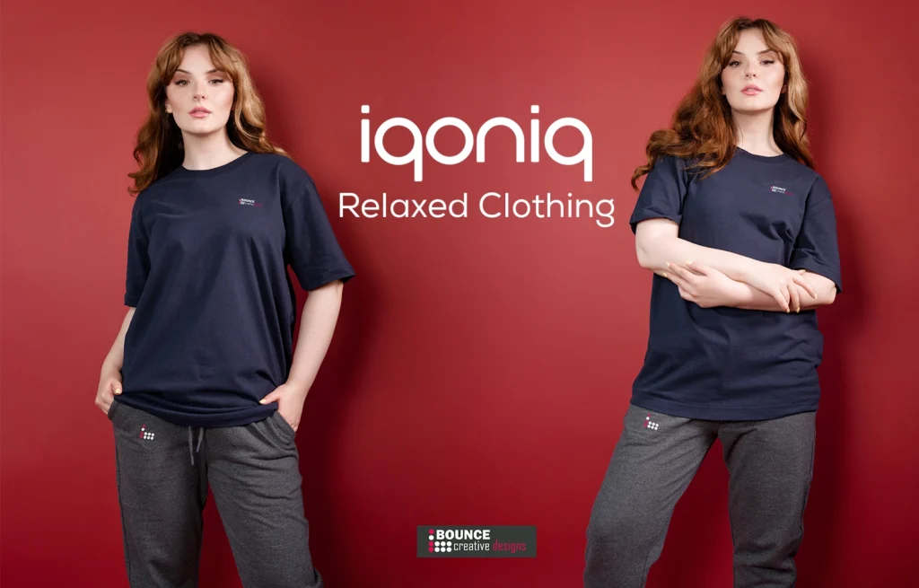branded workwear, iqoniq clothing, bounce creative designs