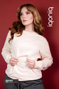 BrandedWorkwear, IQONIQ Etosha lightweight recycled cotton crew neck, bounce creative designs
