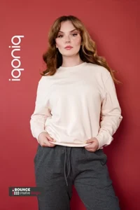 BrandedWorkwear, IQONIQ Etosha lightweight recycled cotton crew neck, bounce creative designs