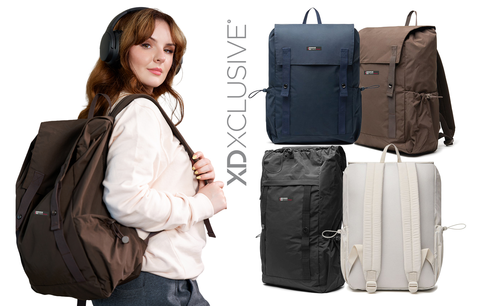 Branded business backpack featuring the Kento Urban RCS Recycled Nylon Everyday Backpack by Bounce Creative Designs