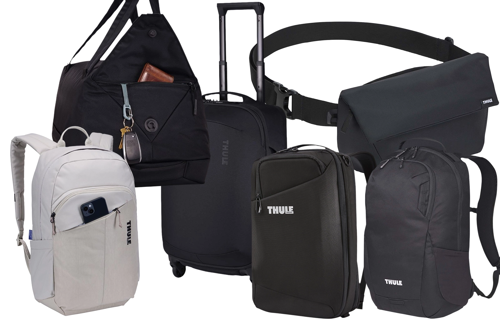 Branded business bags, thule bags, bounce creative designs