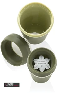 Topl To Go Tumbler with 360 drinking Lid, available from bounce creative designs