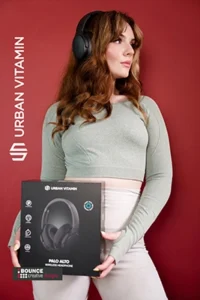 branded recycled headphones, Urban Vitamin Palo Alto RCS rplastic headphone, bounce creative designs