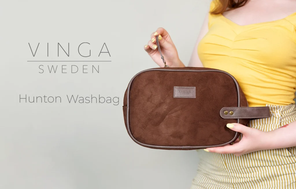 branded washbag, VINGA Hunton washbag, bounce creative designs