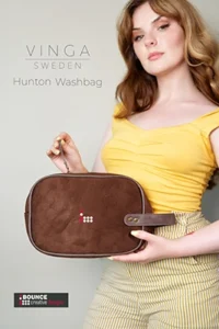 branded washbag, VINGA Hunton washbag, bounce creative designs