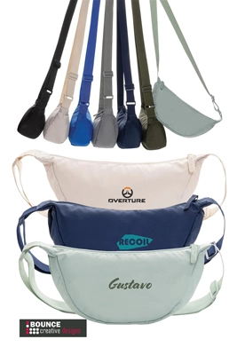 Custom recycled sling bags deliver secure, everyday utility for corporate teams, featuring verified sustainable materials and custom logo branding options.