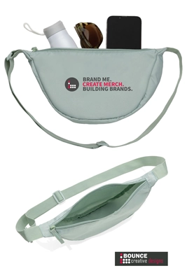 Custom recycled sling bags deliver secure, everyday utility for corporate teams, featuring verified sustainable materials and custom logo branding options.