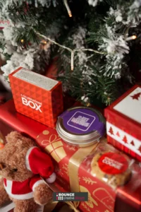 Branded Christmas Chocolate and Sweets from bounce creative designs.