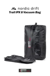 Nordic drift vacuum bag for travelling and commuting from bounce creative designs.