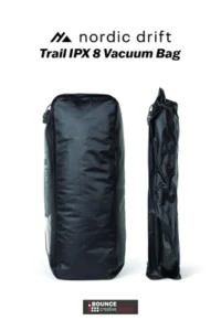 Nordic drift vacuum bag for travelling and commuting from bounce creative designs.