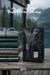 Nordic drift vacuum bag for travelling and commuting from bounce creative designs.