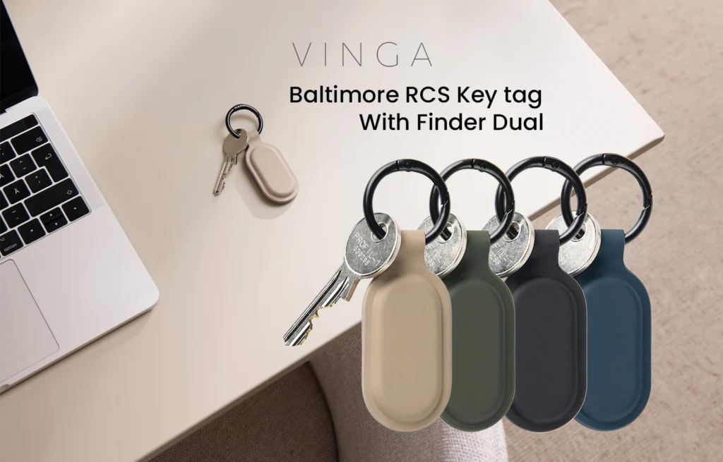 key and item finder, VINGA Baltimore RCS Key tag With Finder Dual, from bounce creative designs.