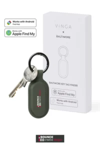 key and item finder, VINGA Baltimore RCS Key tag With Finder Dual, from bounce creative designs.