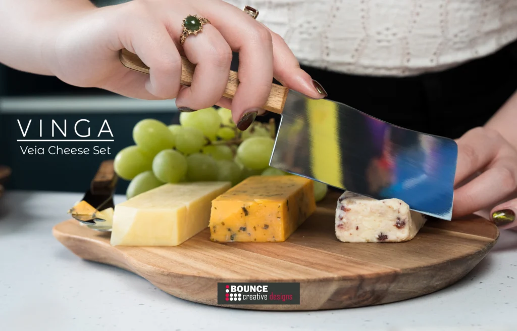 Branded Cheese Board Sets for Christmas and any occasion from bounce creative designs.